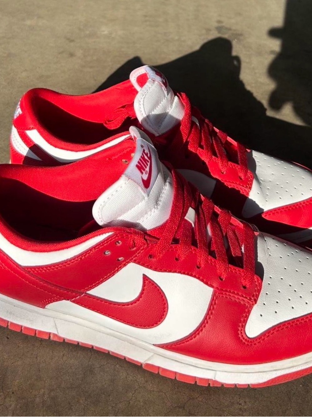 Nike Men’s Low-Top Sneakers - Red/White